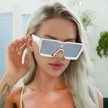 Гореща разпродажба 2023 Известна марка, най-новият Millionaire lentes de sol UV400, Квадратни Дизайнерски слънчеви очила с Диаманти