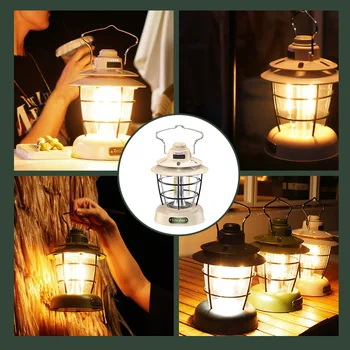 Градинска туризъм лампа преносима конче лампа катерене водоустойчив атмосфера туризъм лампа