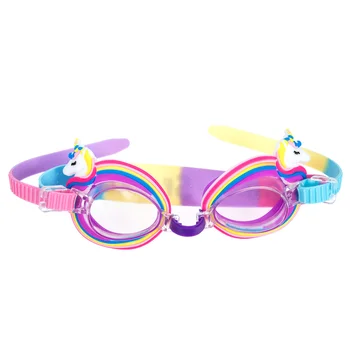 Детски плувни очила Очила за защита на очите Преносим водоустойчив детски мультяшные фарове за поликарбонатни лещи За деца