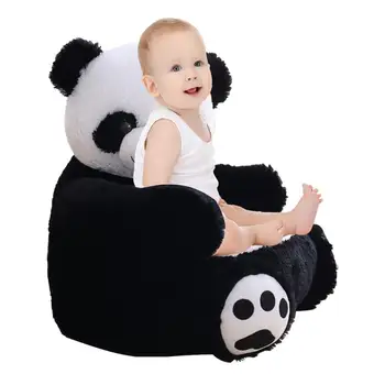 Диван с подлакътник под формата на Панда, разтегателен диван в формата на Панда За деца, седалка за животни, Меки Детски, Мека мебел, Детски подарък за момичета и момчета
