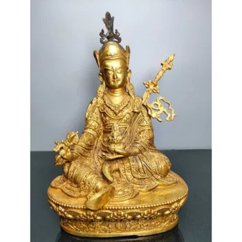 Една антична статуя на Гуру, Докато, Ваджрного на Буда, Благословение монах Оргьен Менла