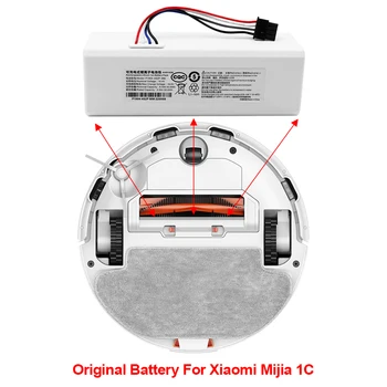за Xiaomi Robot Battery 1C P1904-4S1P-MM Робот-прахосмукачка Mi Jia Mi За Подметания и Почистване на Сифони, Разменени Батерия G1