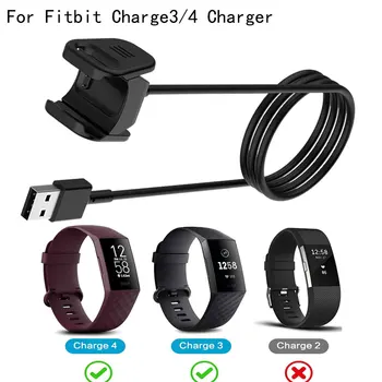 За зарядно устройство Fitbit Charge 3 4 Магнитен адаптер за USB кабел за зареждане на Портативни Зарядни устройства, кабели, Аксесоари за умен часа