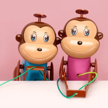Играчка-маймуна за катерене по въже, ръчна завийте играчка със звуков ефект за деца, момчета, момичета, подарък играчка