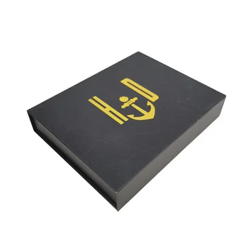 индивидуален дизайн на Свободен избор лого дизайн Луксозна Картонена хартиена кутия под формата на книга Магнитна опаковъчна кутия