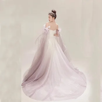 Индивидуално лилава рокля за тост с едно рамо, модел 