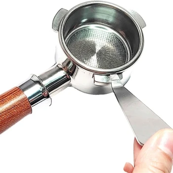 Инструмент За Демонтаж на Чашки Кафе на прах, от Неръждаема Стомана Ефективен Здрав Аксесоар за Еспресо Кафемашина за Приготвяне на Кафе