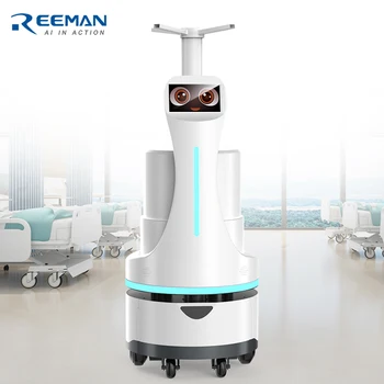 Интелигентен робот-спрей за хигиенизиране и дезинфекция на Reeman, робот-спрей с дистанционно управление, Автоматичен робот за стерилизация със спрей