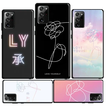 Калъф Love Yourself за Samsung Galaxy S22 Ultra S21 S20 FE S8 S9 S10 Note 10 Plus Note 20 Ultra Cover