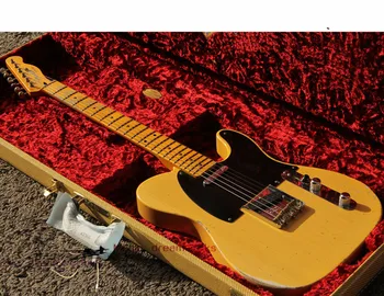 Класическата електрическа Relic TL, лешояд и накладка на клен, благородна китара