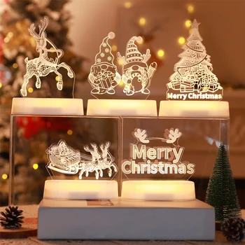 Коледна украса, Дядо Коледа, Снежен човек, Елха, лека нощ, Забавни Коледни декорации 2023, Коледни светлини, Коледни подаръци Навидад
