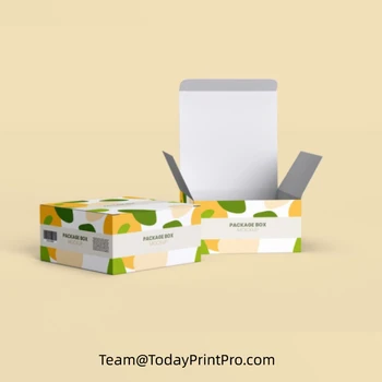 Кутия за опаковане на пощенска хартия с лого по поръчка, продажба на Едро, Цветна кутия от рециклирана накъдрена крафт-кафява хартия за доставка, пощенска кутия