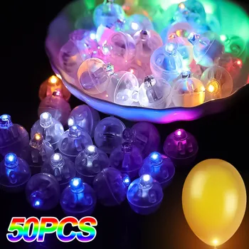 Лампа-превключвател, led лампа балон, Коледна Украса, Декор на кръгли топки, Цветни светещ лампа, Аксесоари за декор на домашно парти