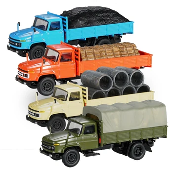 Леене под налягане Метална играчка кола модел в мащаб 1: 64 Jiefang 141 Модел камион, Превозно средство, Подарък за феновете, Колекция за възрастни, сувенир