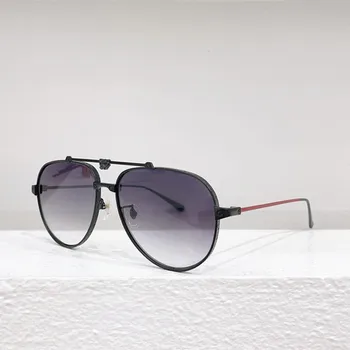 Летните без рамки метални правоъгълни слънчеви очила за жени и мъже, Маркови дизайнерски Реколта модни слънчеви очила CT0419S