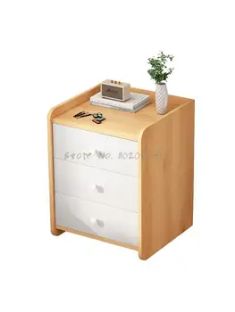 Малка странична масичка е просто домашен модерен шкаф за съхранение на неща мини шкафче, малка нощна лампа за спалня луксозен малък шкаф