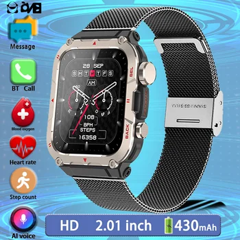 маркови смарт часовници за мъже и жени с Bluetooth-циферблат часовници, спортни часовници, възпроизвеждане на музика, за проследяване на сърдечната честота за фитнес
