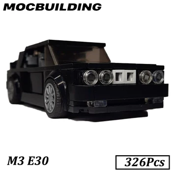 Мащаб 1:24 Шампион на Скоростта M3 E30 Модел автомобил 8 игли Ширина MOC Строителни Блокове, Тухли, Детски Подарък