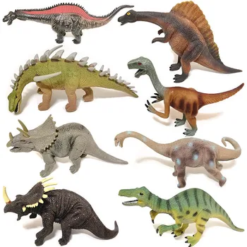 Моделиране на Динозаврите Животно Велоцираптор тиранозавър рекс Rex Модел Фигурки Информационни Развитие на играчка за деца