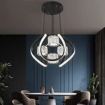 Модерен интериор Полилей трапезария окачен лампа за осветление в помещение на Тавана лампа, окачена лампа лампи за дневна