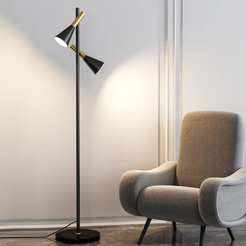 Модерен лампиона в Скандинавски стил с две лампи за спалня, хол, Природа LED