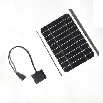 Набиране на Фенове на слънчеви Панели 5V 6W Mini Solar Cell САМ Plate Kit Отворен За Лятна Оранжерии Куче Домашен Вентилационно Оборудване