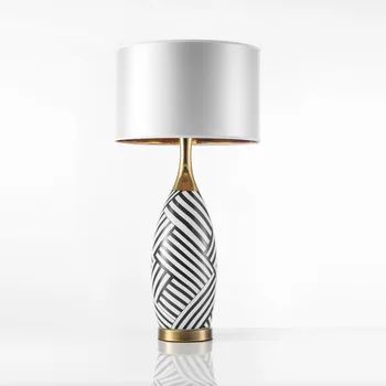 Настолна лампа AIGESI LED Модерен и Креативен Дизайн в Райе, Американски Настолна Лампа за Дома, Хол, Спалня, Прикроватного Декор