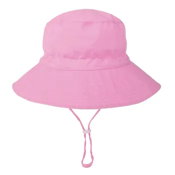 Нова лятна детска шапка от слънцето за най-малките момчета и момичета, Плажни шапки за предпазване от слънцето, Солнцезащитная Рибарска шапка Casquette L2