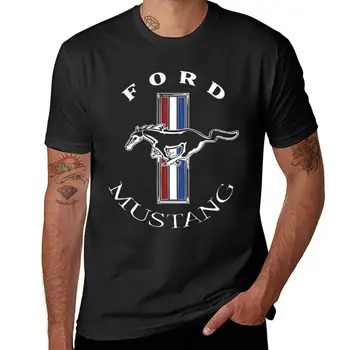 Нова тениска с логото на Ford Mustang, забавна тениска, тениска с аниме, мъжки ризи с дълъг ръкав