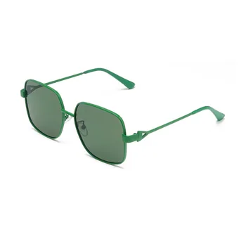Нови ежедневни Мъжки Дамски слънчеви очила, Метални Квадратни Дизайнерски Слънчеви Очила, Дамски модни Маркови очила Нюанси