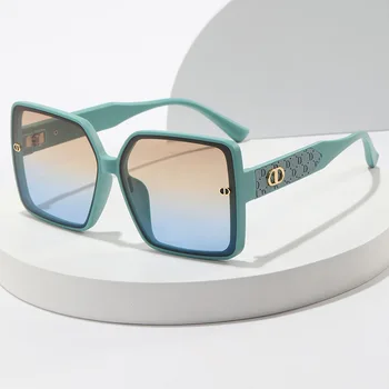 Нови Квадратни слънчеви очила в голяма рамка, Дамски Модни слънчеви очила с защита от uv, Специални за шофиране, Реколта дамски слънчеви очила