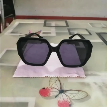 Нови луксозни Дизайнерски Квадратни Слънчеви очила голям размер За мъже и жени 2023, Модерни Очила с дебела рамка, мъжки UV400, мъжки знаменитости