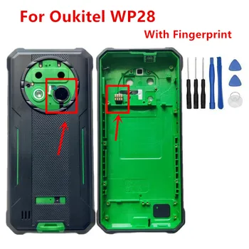 Новост За мобилен телефон Oukitel WP28, Делото на Отделението за батерията, Подмяна на Втулки Врати с Бутон за Управление на Пръстови отпечатъци За Oukitel WP28