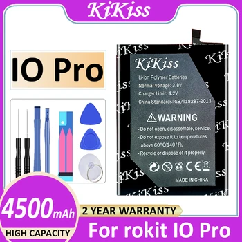 Оригинална батерия KiKiss 4500 mah за мобилен телефон rokit IO Pro Bateria