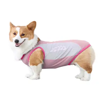 Охлаждащ жилетка за кучета, тениски с мигновено охлаждане, лятна яке за защита от слънцето, Лесна за ходене, джогинг, Висока видимост за