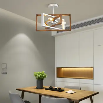 Полилей с 3 Лампи, лампа за Кухнята, Дома на стая, на тавана лампа, с регулируема яркост, тавана лампа