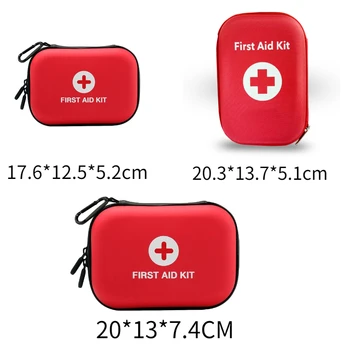 Преносима чанта за спешна медицинска помощ, кутия за съхранение на първа помощ на домакинствата, туристическа екипировка, Комплект за оцеляване медицина
