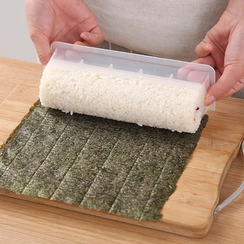 Преносима японски суши-машина за приготвяне на роллов, Форма за ориз, Кухненски инструменти, суши-машина, Сладкиши, суши-машина, Инструменти за готвене роллов, Аксесоари за суши