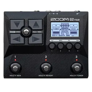 Процесор мультиэффектов Zoom G2 Four G2X FOUR Guitar 79 Ефекти за извеждане на китарните усилватели, студийни монитори, тонколони и слушалки