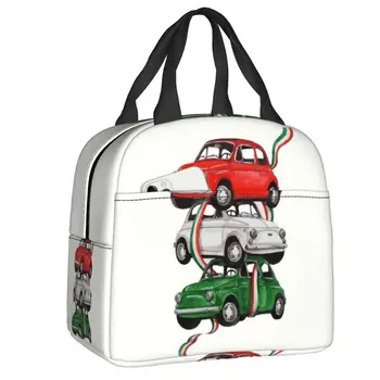 Реколта автомобилна чанта за обяд с флага на Италия, Италианска гордост, термос-хладилник, Обяд-бокс, Дамски, детски чанти-тоут