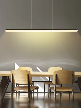 Ресторанная окачване Модерен и персонални изчистен Скандинавски Луксозна лампа led лента Офис рецепцията Декорация на дома, Lighti