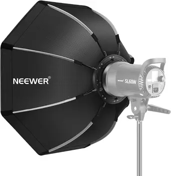 Сгъваем Осмоъгълни софтбокс Neewer 65/90 см от стена Bowens Speedring, Калъф за носене на студийната светкавица Speedlite Monolight