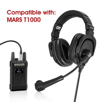 Слушалката е безжична система за вътрешна връзка Hollyland 3,5 мм Динамично одноухая/двустранен слушалки за Марс T1000