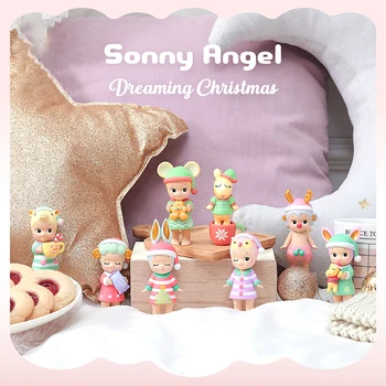 Сони Angel Коледна серия, мини-фигурка, Сладка кукла, Коледна украса, подарък за рожден Ден за деца, за момичета, Детски играчка