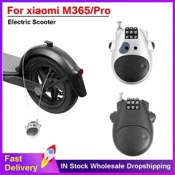 Телескопична въже, кодови брави, заключване с парола за шлем, за електрически скутер Xiaomi M365 Pro Max G30, цифров противоугонный заключване
