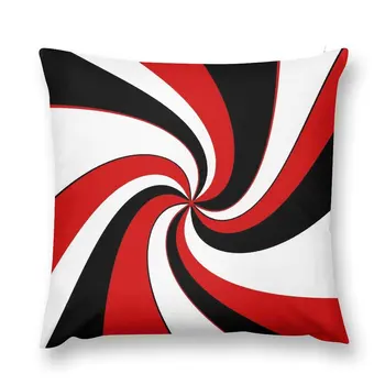 Червено, черно-бялата възглавница с обрат-дизайн, Клетчатая възглавница за сядане на дивана