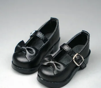 Черни 1/3 сладък студентски кожени обувки за жени, модел кукли BJD SD