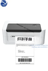 ЮН YIJR Доставка на принтери за етикети Термотрансферен, QR код, бар-код, който е Съвместим с Android и IOS За дома и офиса.