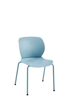 102 Прост стомана пластмасов стол цветен на стола ресторант стол за домашния офис, мултифункционален тренировъчен стол може да се поставят в една купчина от масивна дървесина