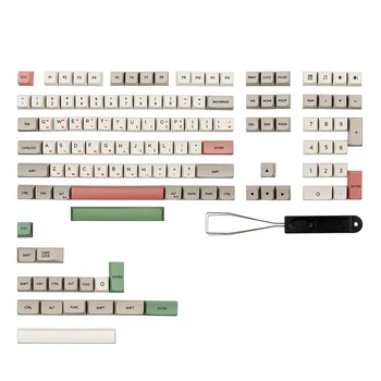 126 Комбинации/Набор 9009 Ретро Шапка XDA Profile Keycap за механична клавиатура САМ PBT БОЯДИСВАТ-SUB 61 60 Bakclit ISO Keycaps, корейски